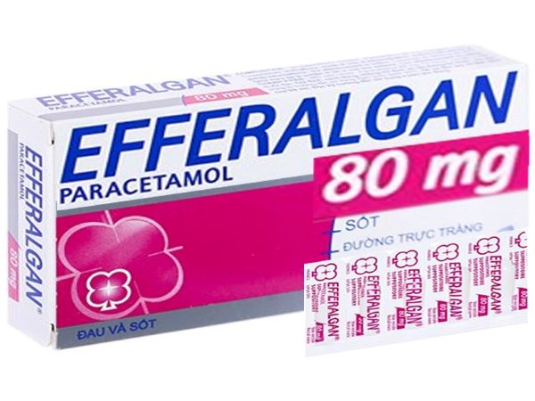 thuoc ha sot Efferalgan 80 mg